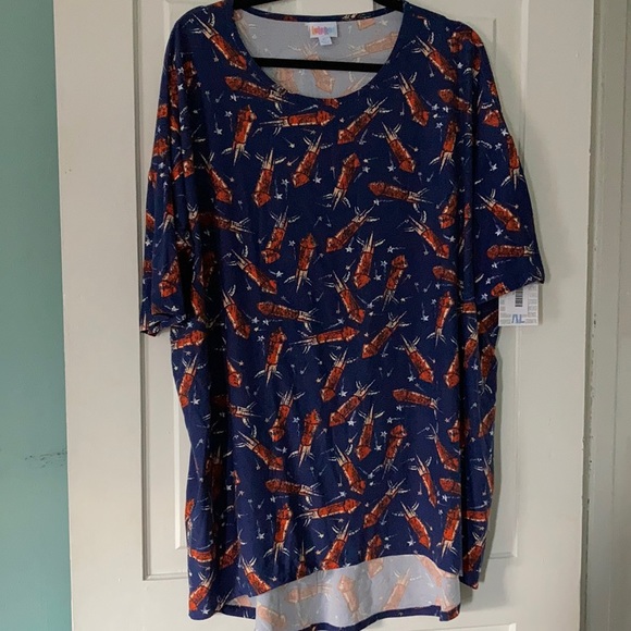 XL 4th of July LuLaRoe Irma Tunic - Picture 1 of 5